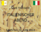 Italienischer Abend am 22. Juni