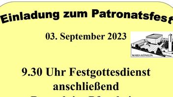 Patronatsfest 2023